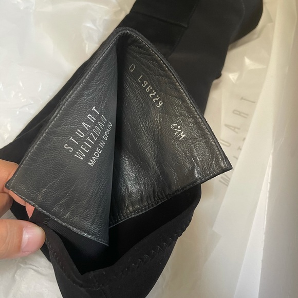 Stuart Weitzman Black Suede Boots - Picture 2 of 4
